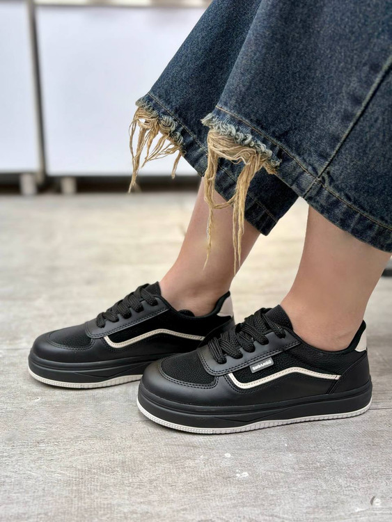 ونس جدید نواری با زیره لاستیکی و راحت و رویه با کیفیت در سه رنگ